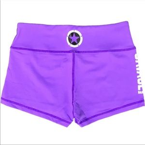 Women’s Savage Barbell Purple Shorts
